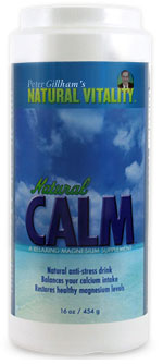 Photo of Peter Gillham’s Natural Vitality Natural Calm as found at gfchiro.com